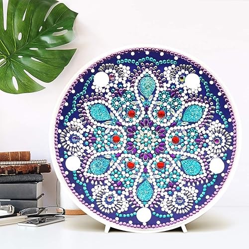 Miniatura 5 de Luces nocturnas LED con pintura de diamante, kit completo de dibujo de cristal, lámpara de noche, manualidades, decoración del hogar, luces o
