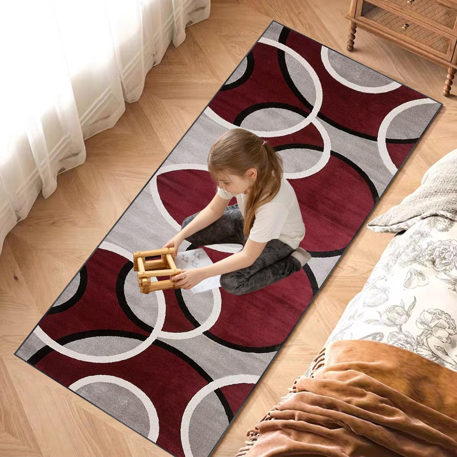 Tapijtlopers voor gangen, antislip lange 100 x 120 cm keukentapijtlopers voor hal wasbare binnendeurmatten, zwaar belastbare absorberende vloertapijten voor entree, woonkamer, waskeuken, vloermatten
