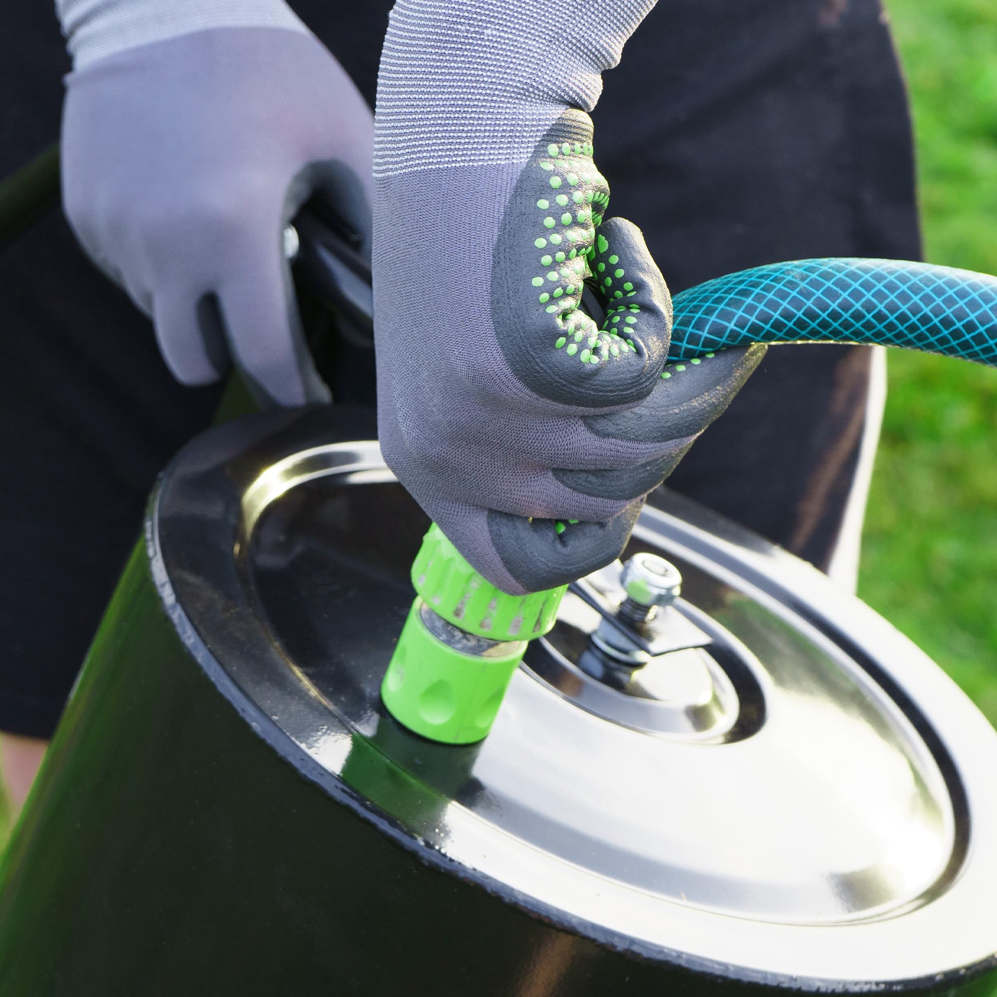 Walze rasen 80 cm Rasenpflege- und Etablierungswalze rasenwalze befüllbar zum Befüllen mit Wasser oder Sand Handwalze Gartenwalze mit Handgriff rasenrakel edelstahl für große Flächen