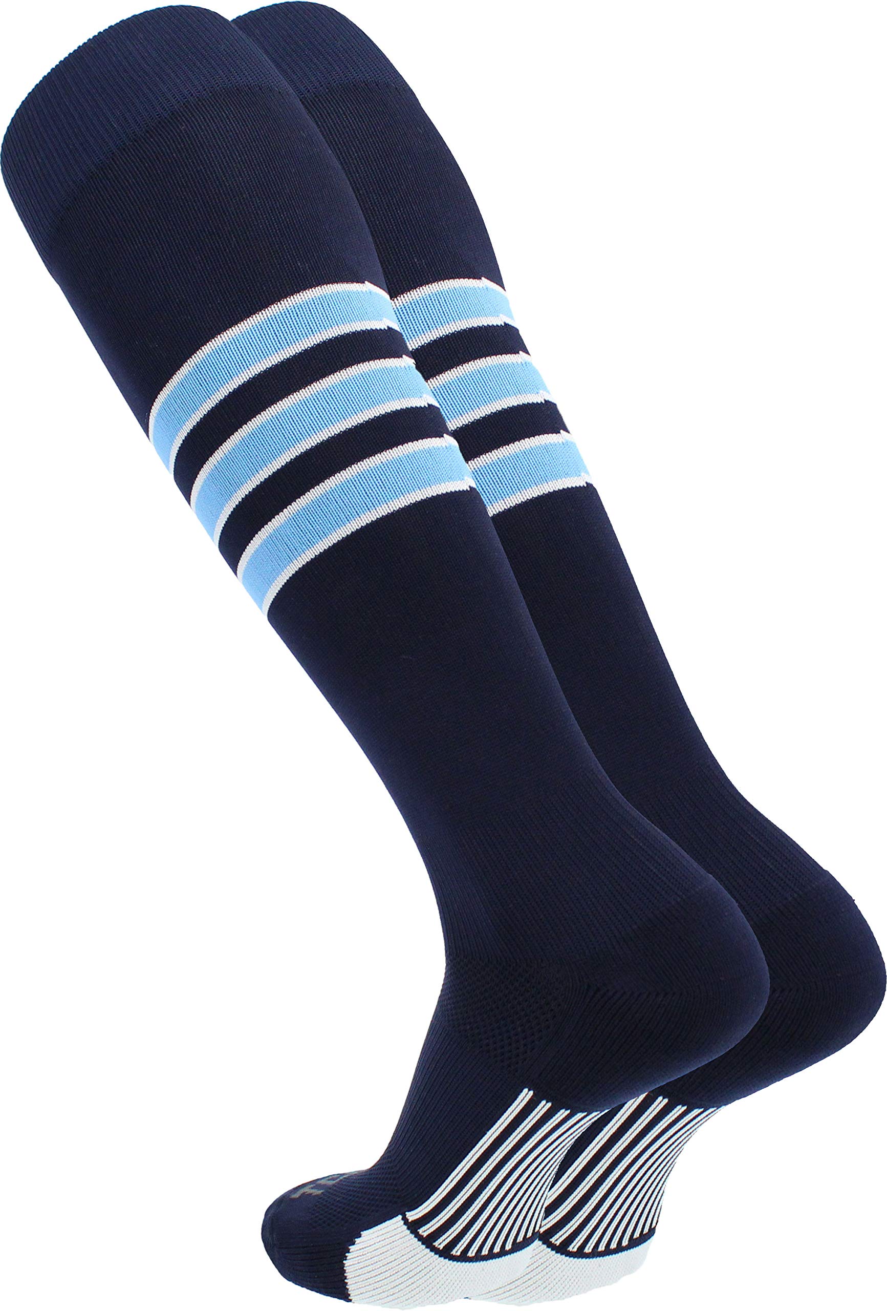 TCK Dugout Striped Baseball Socks &amp; Softball Socks for Kids and Adults