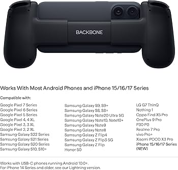 BACKBONE One USB-C版 モバイルコントローラー Backbone One Mobile Gaming Controller for Android and iPhone 15
