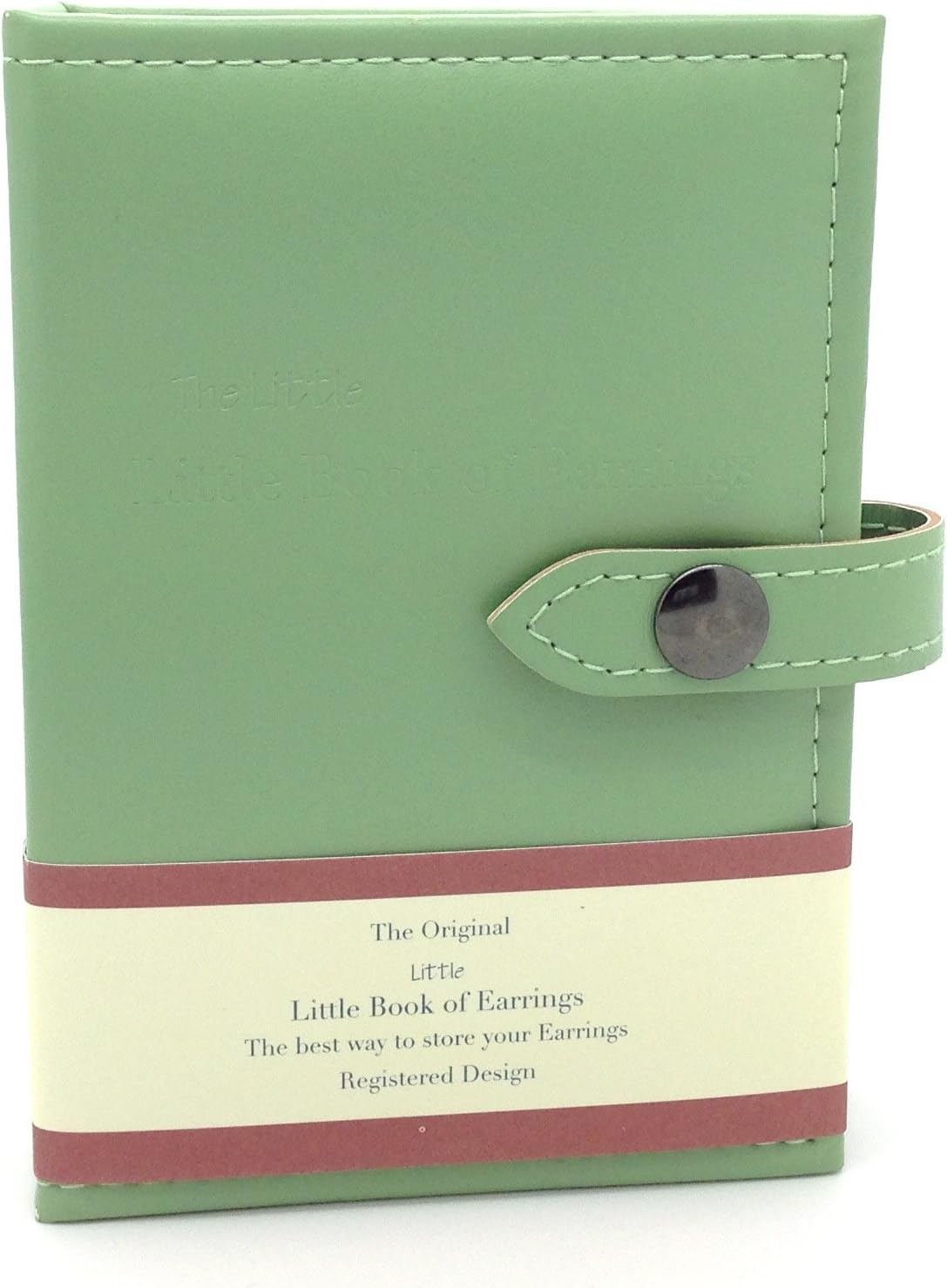 Small Size Green - Little Little Book of Earrings - A Small Book for Keeping Your Earrings Safe!