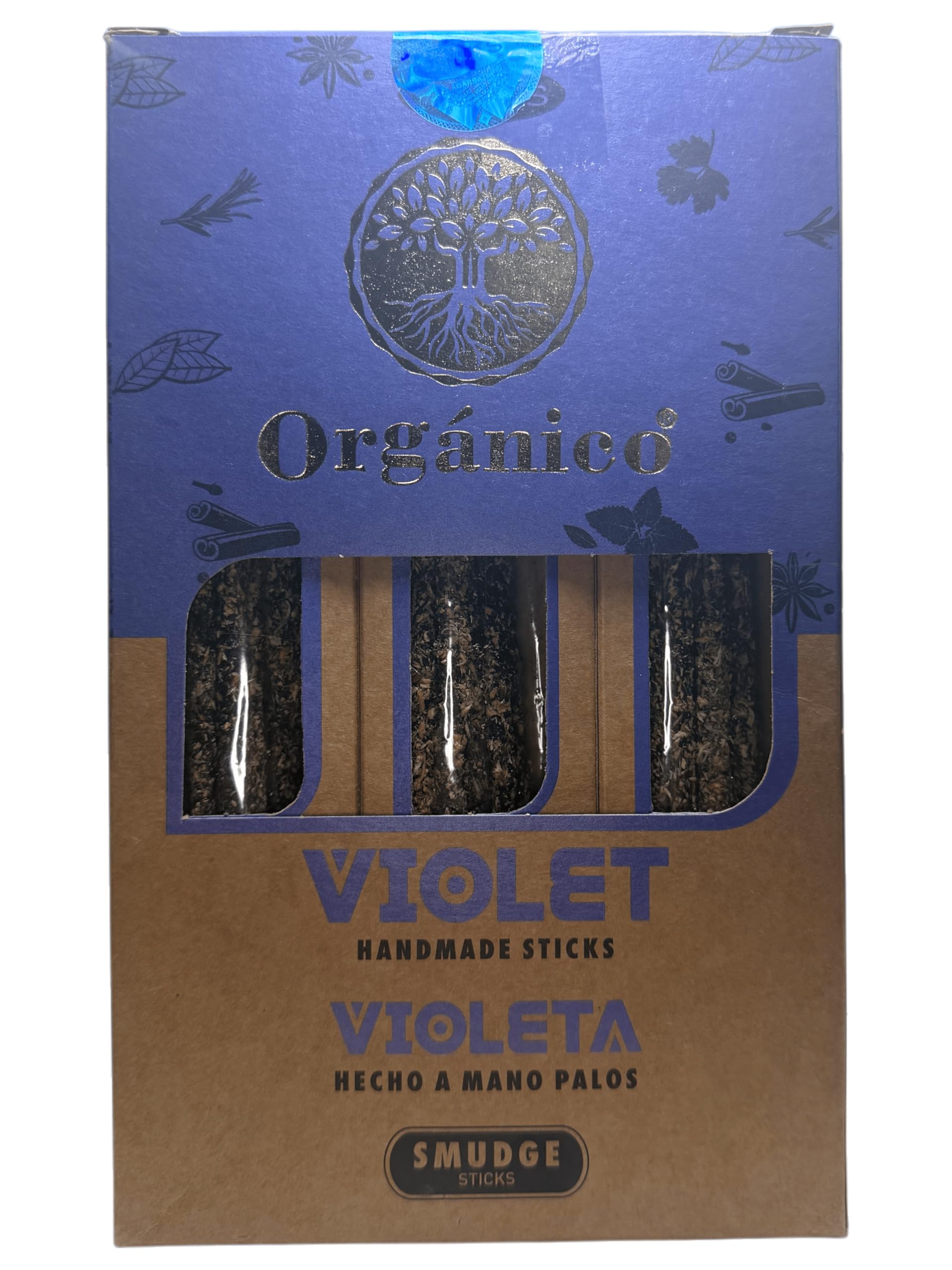 Hostenatura Violet Ullas Organic Incense Box - 12 Boxes Of 25 Gr.