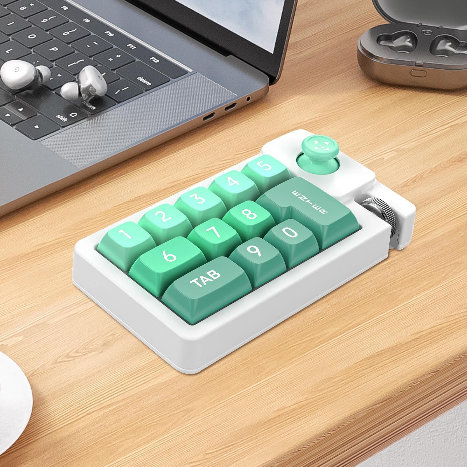 Clavier Programmable - Clavier Mécanique | Pavé Numérique À Une Main avec Joystick Interchangeable À Chaud pour Dactylographie Production Musicale Trading Configuration Et Jeu PC