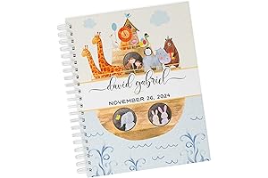 Noah’s Ark Baby Memory Book & Journal – Record Your Baby's First...