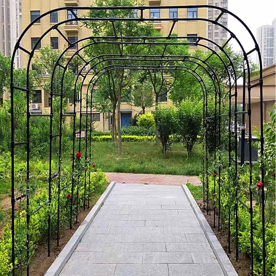 kanaria.gardenページ Amazon.com : BUKLIYN Garden Arch Trellis - Length: 126in
