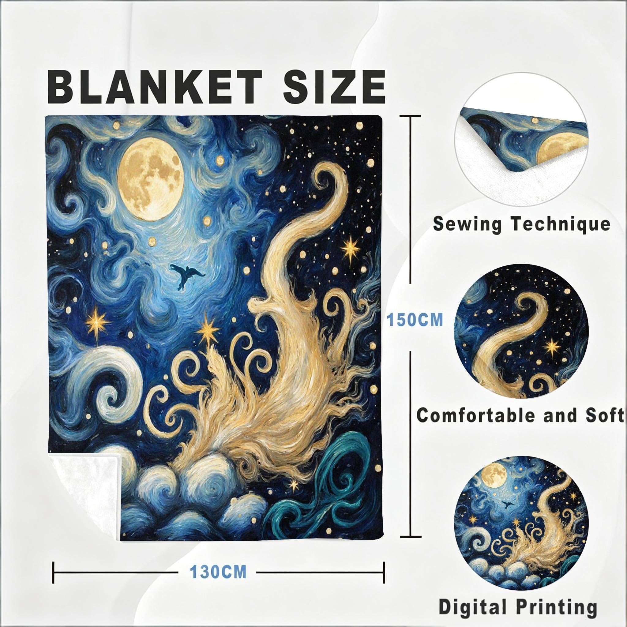 Grande Coperta Pile 220x240 cm Campanella per Copriletto-A390