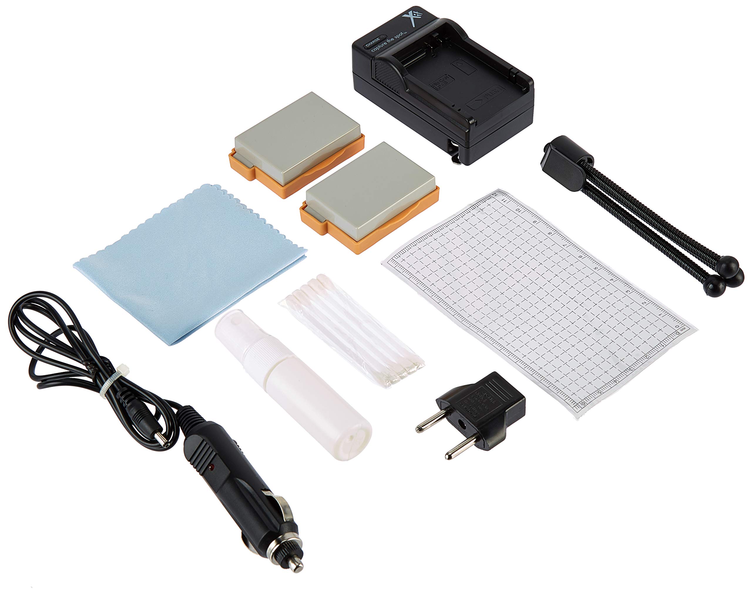 2 LP-E8 Batteries for Canon EOS Rebel T2i T3i T4i T5i 550D 600D 650D 700D KISS X4 X5 X6i DSLR Camera + AC/DC Turbo Charger + an eCostConnection Starter Kit