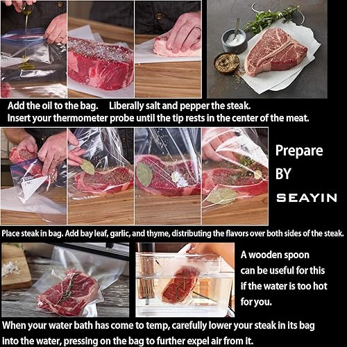 Miniatura 5 de Sous Vide - Recipiente con tapa de 11 litros12 cuartos para prácticamente todos los circuladores de inmersión, cocinas, kit de accesorios de