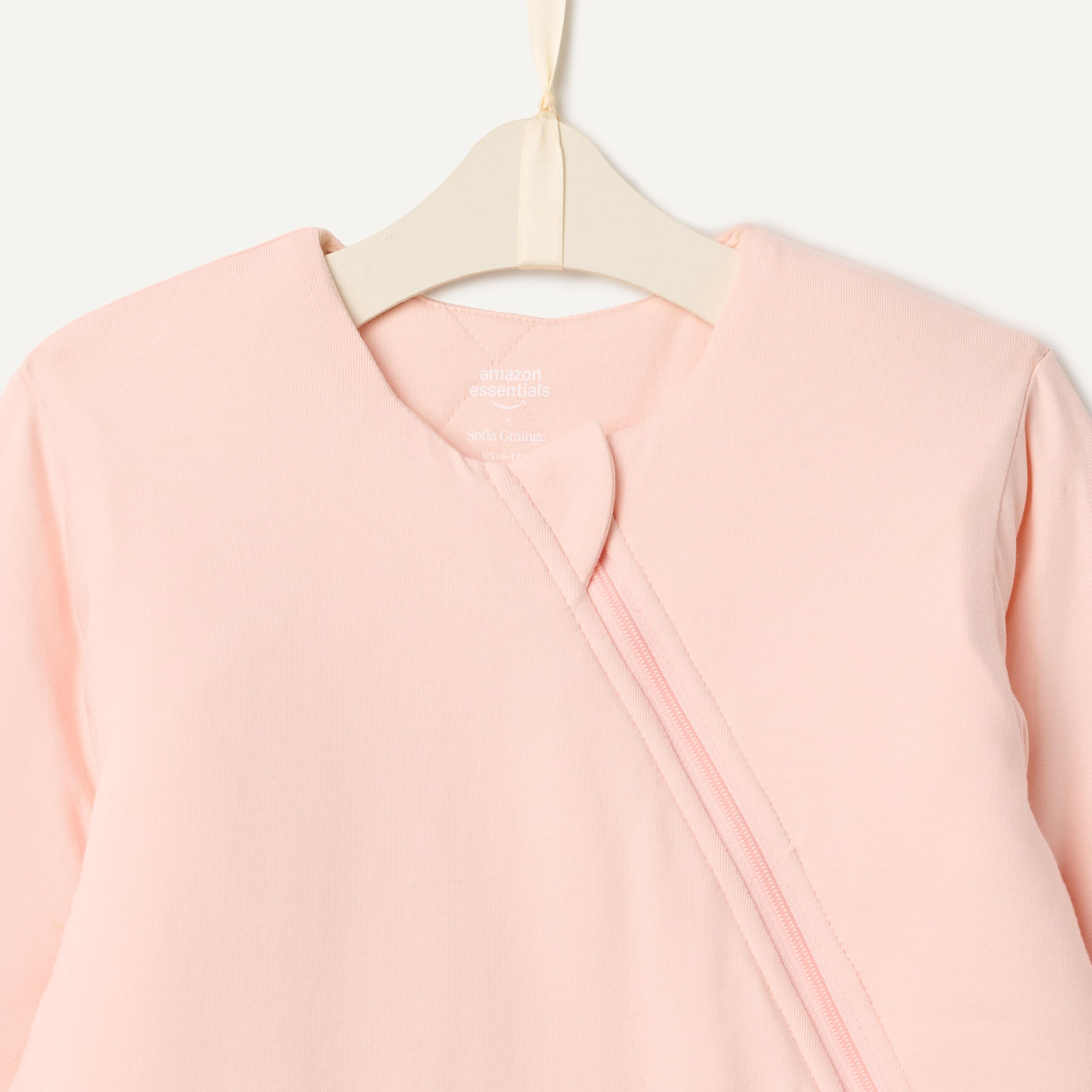 Amazon Essentials x Sofia Grainge Sacos de Dormir de Algodón de Manga Larga, Manta para Llevar de 2,5TOG Unisex bebé