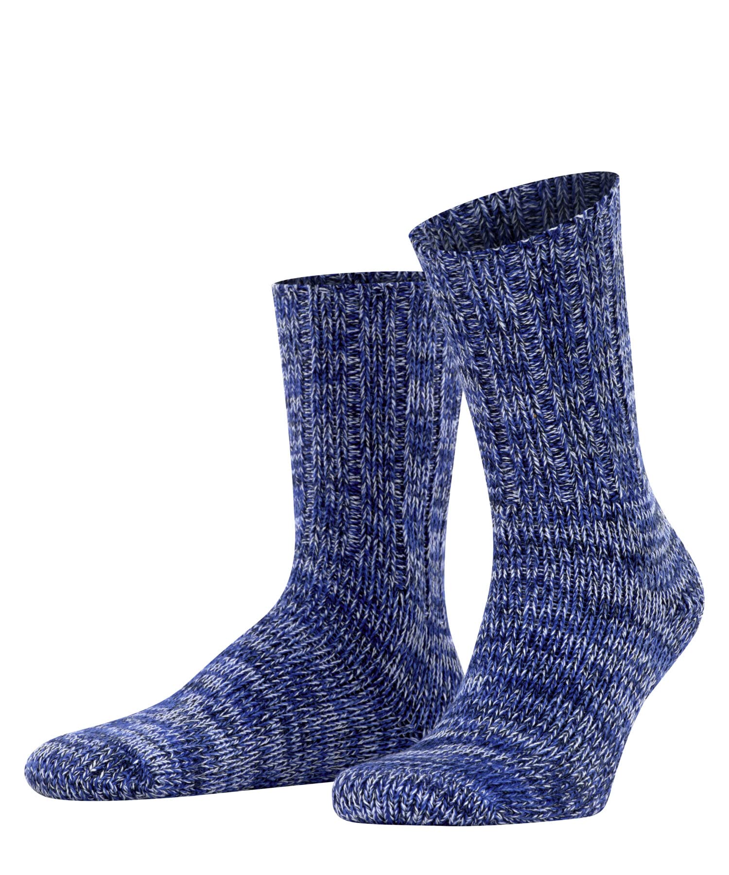 FALKE Men's Brooklyn M So Cotton Plain 1 Pair Socks, Blue Marine 6120, 5.5-8