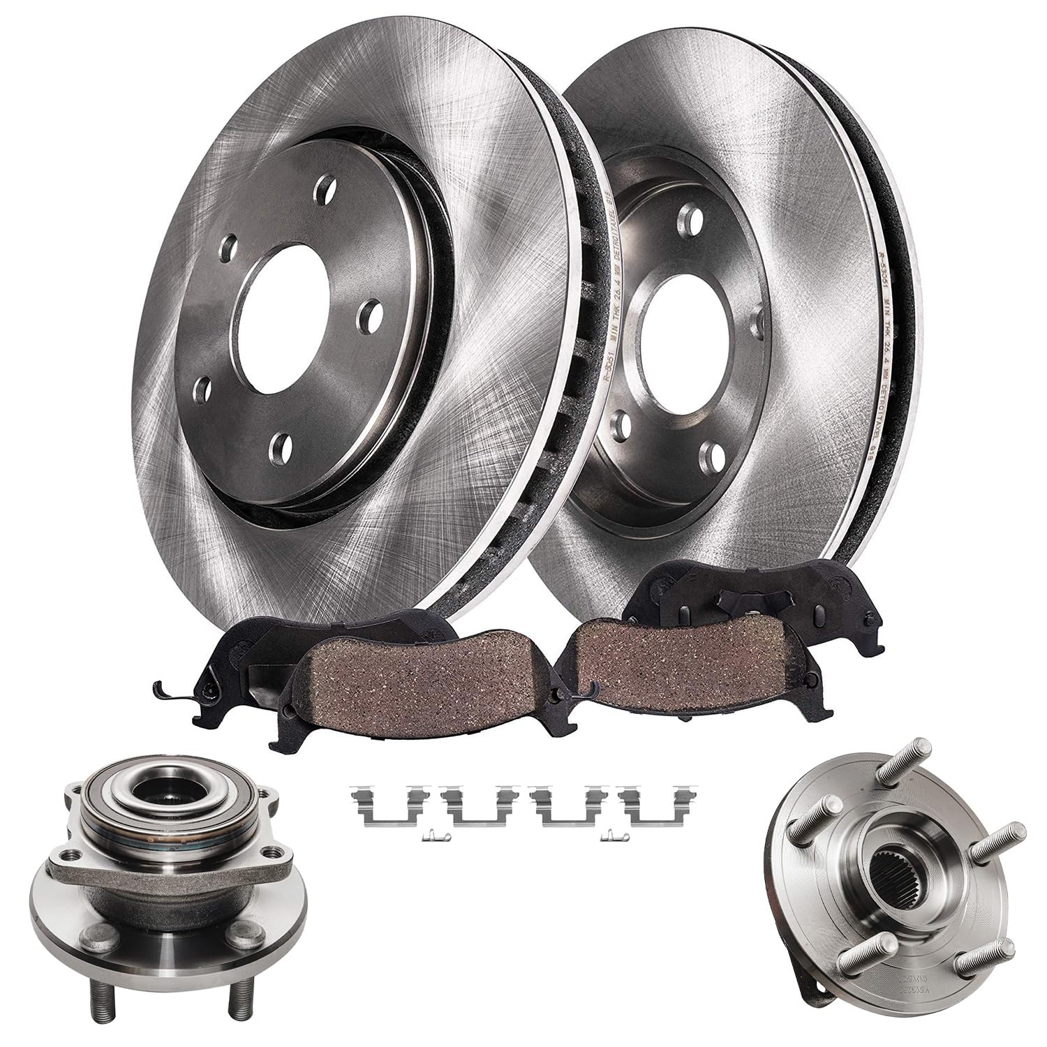 Detroit Axle - Front Brake Kit for Chrysler 200 Sebring Dodge Avenger