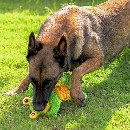 Miniatura 5 de Sedioso Juguete chirriante para perro, juguete duradero para perros de raza grande, juguete interactivo para perros de tira y afloja, juguete de