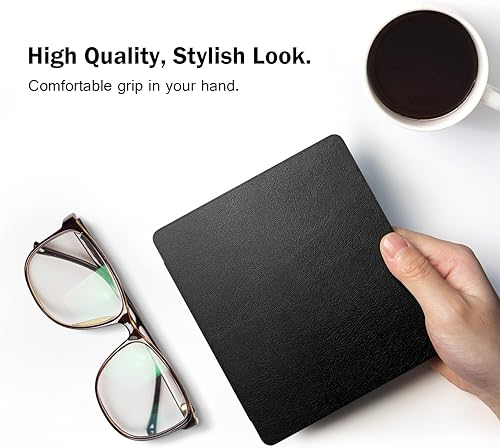 Miniatura 4 de MoKo Funda compatible con Kindle Oasis de 7" (solo 9 y 10 generación, versiones 2017 y 2019), carcasa ultraligera de alta calidad con encendido y
