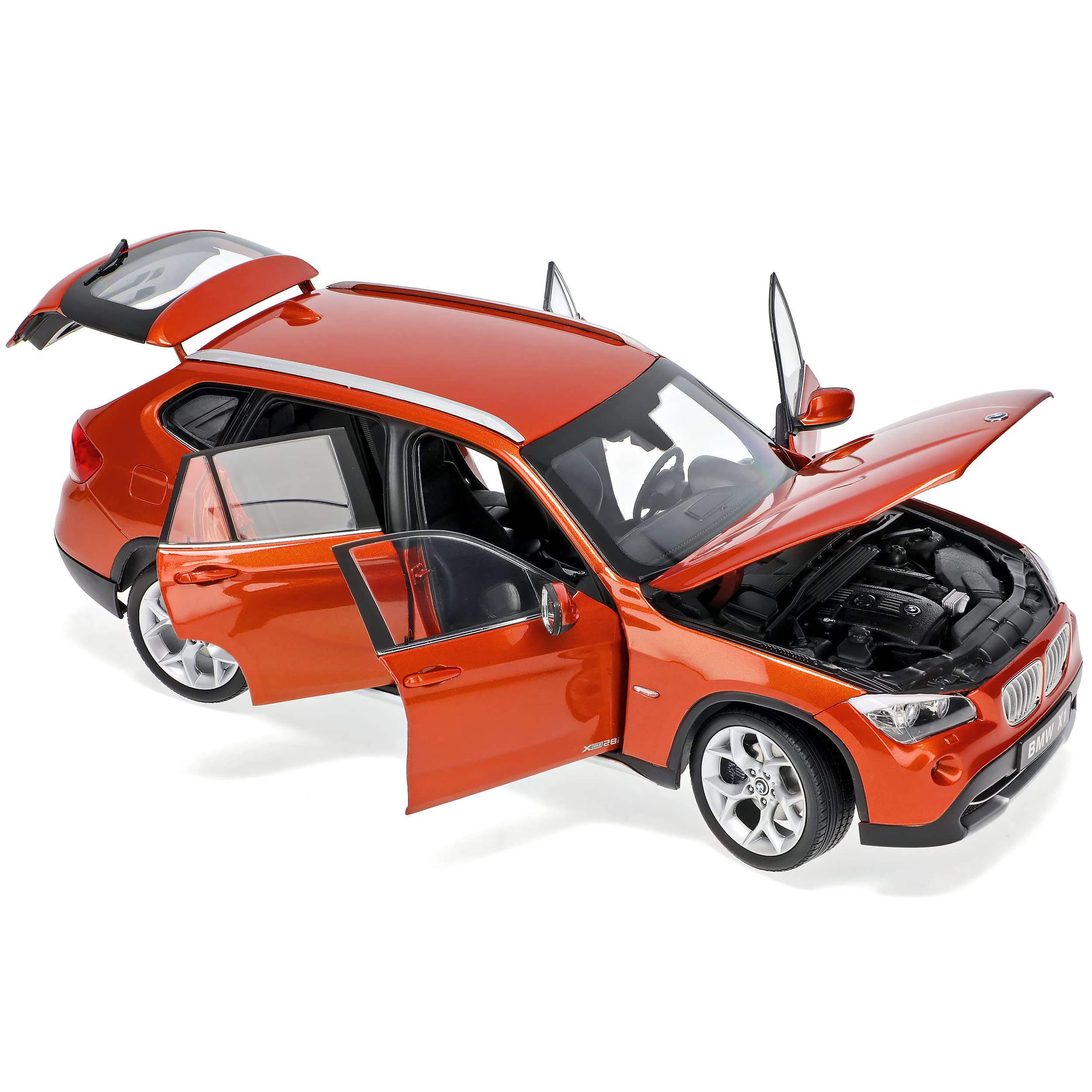 B*M*W X1 E84 Xdrive 28i Valencia Orange Ab 2009 1/18 Kyosho Modell