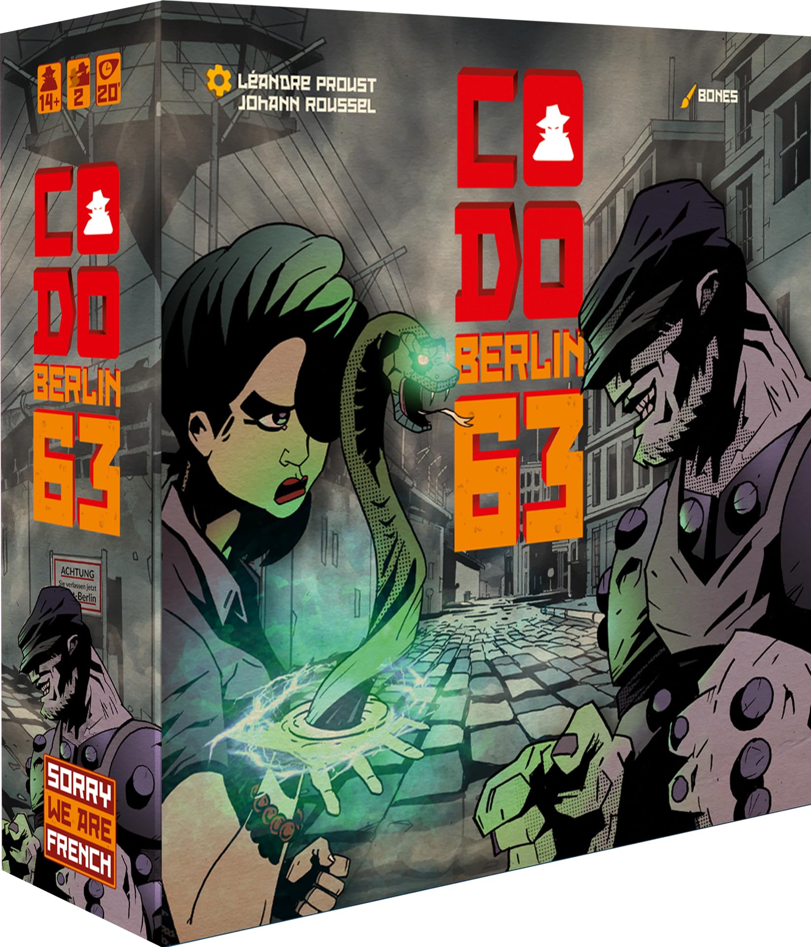 Sorry We Are French – CODO Berlin 63 – Game for Two – from 14 years old – 2 Players – 20 Min