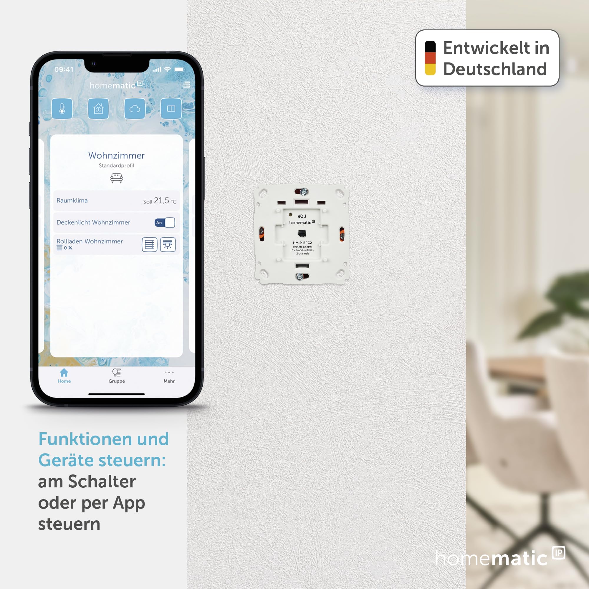 Draadloos schakelen zonder batterijen | Slimme schakelaars van