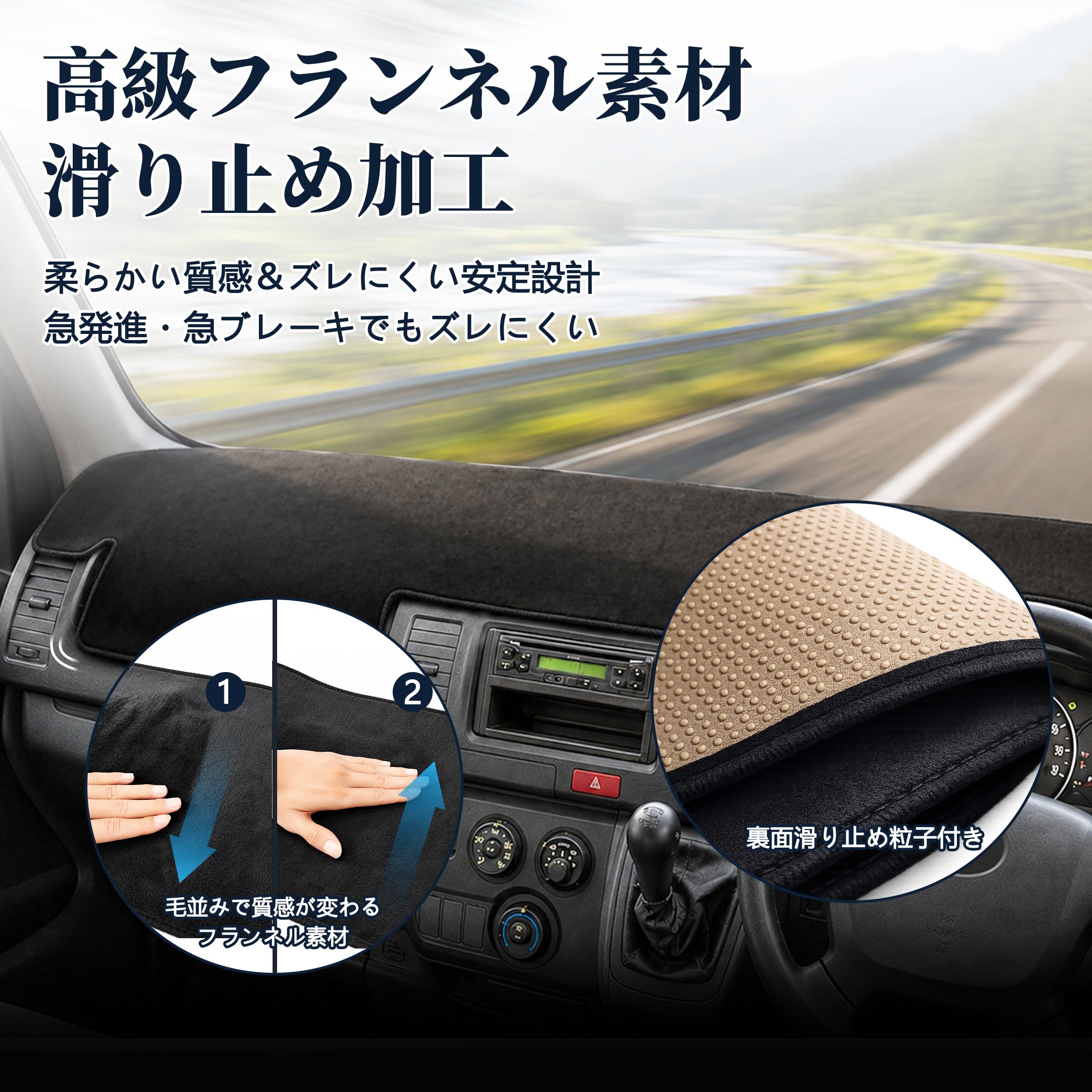 Amazon | YueYukan アルファード20系 ダッシュボードマット 車ロゴ付き