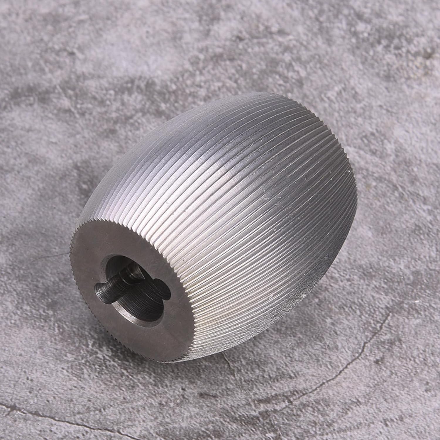 Respicefinem 801 Peeling Machine Steel Feed Wheels Potable Goose Shaped Sharpening Stone Wheel Leather Skiving Machine Accessories Drive Wheel for Commercial Home Kitchens