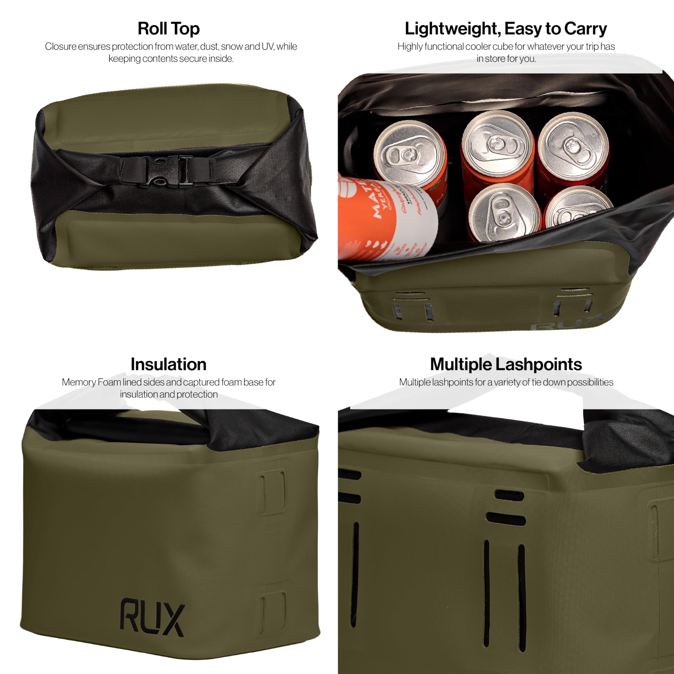 Amazon | RUX 5L クーラーキューブ (グリーン) - 当社の小型クーラー