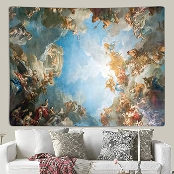 Amazon.co.jp: Sanzugh レトロ ルネサンスタペストリー ヴィンテージ