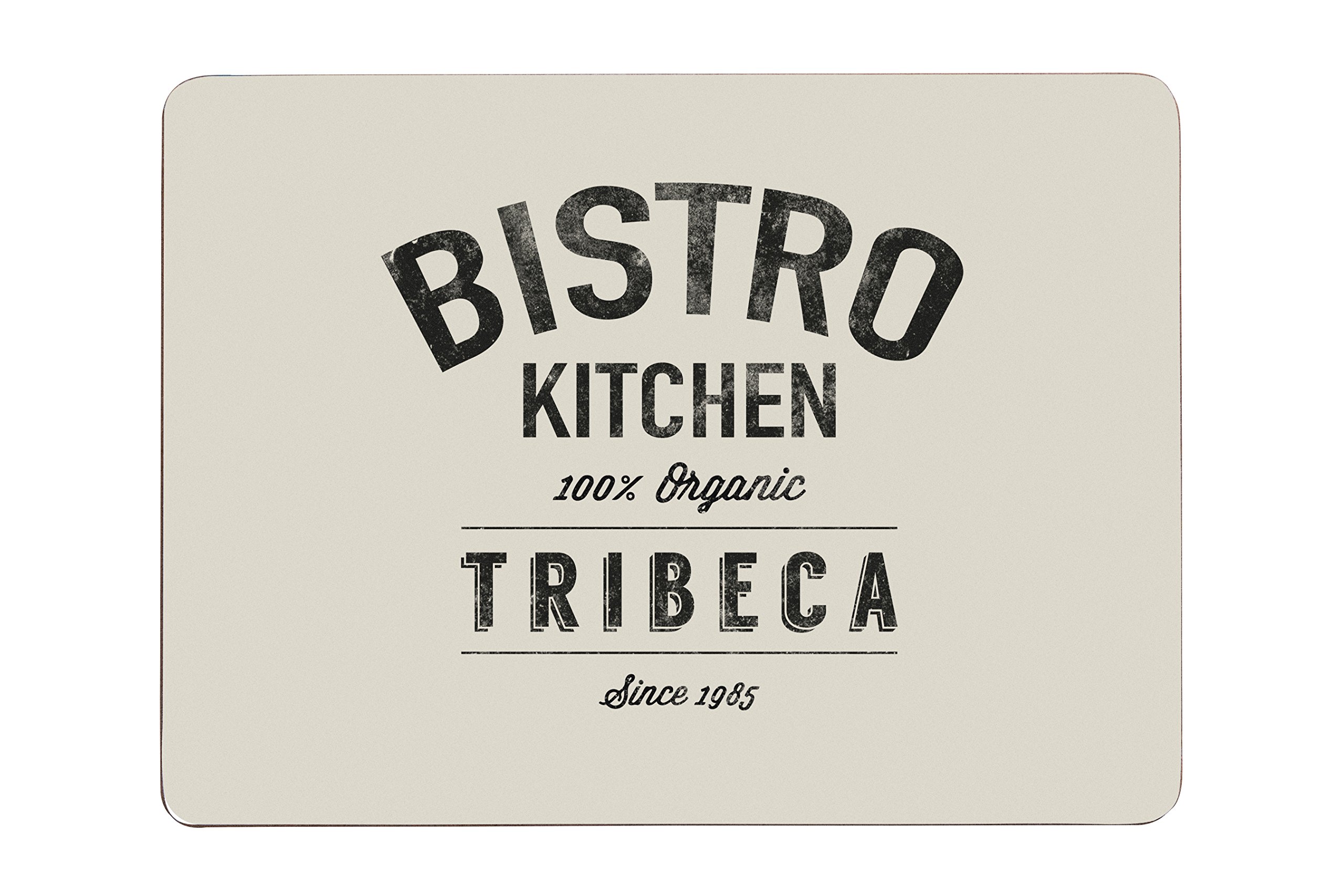 Premier Housewares Bistro Placemats - Set of 4, Beige