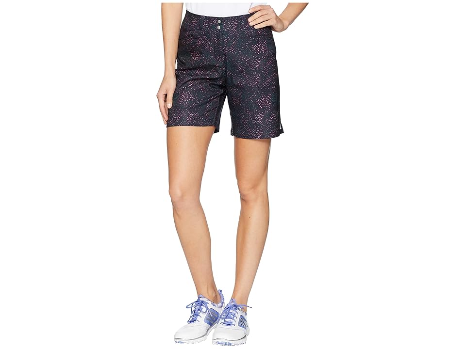 

adidas Golf Essentials Printed 7 Shorts (Shock Pink) Women's Shorts
