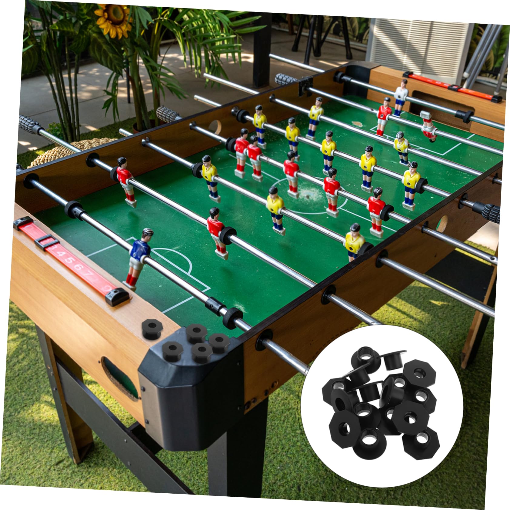 VICASKY 8 Paires de Roulements pour Baby-Foot Accessoires Table de Football Rotation Fluide Anti-Blocage