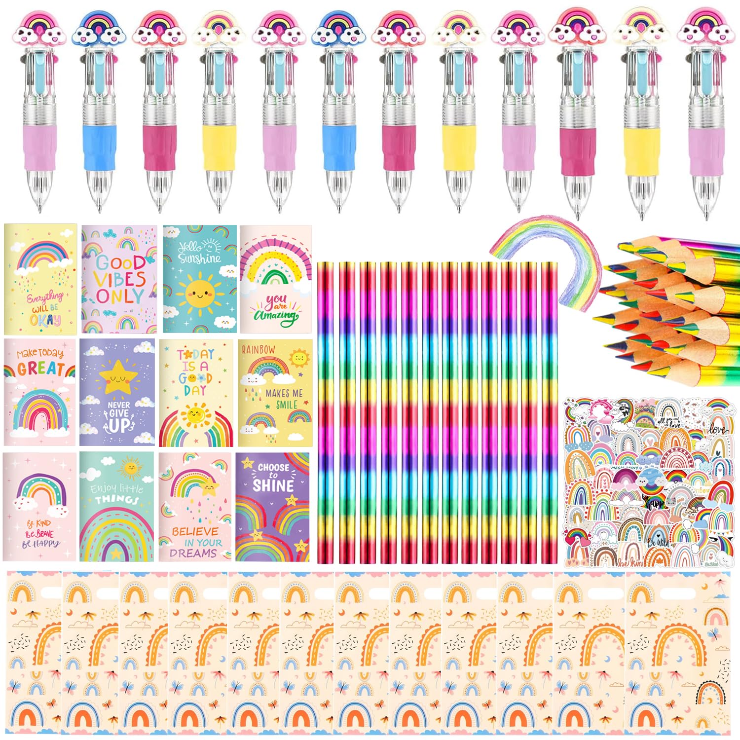 Stylos à bille et autocollants de fête Anprola pour remplir vos sacs cadeaux - 7