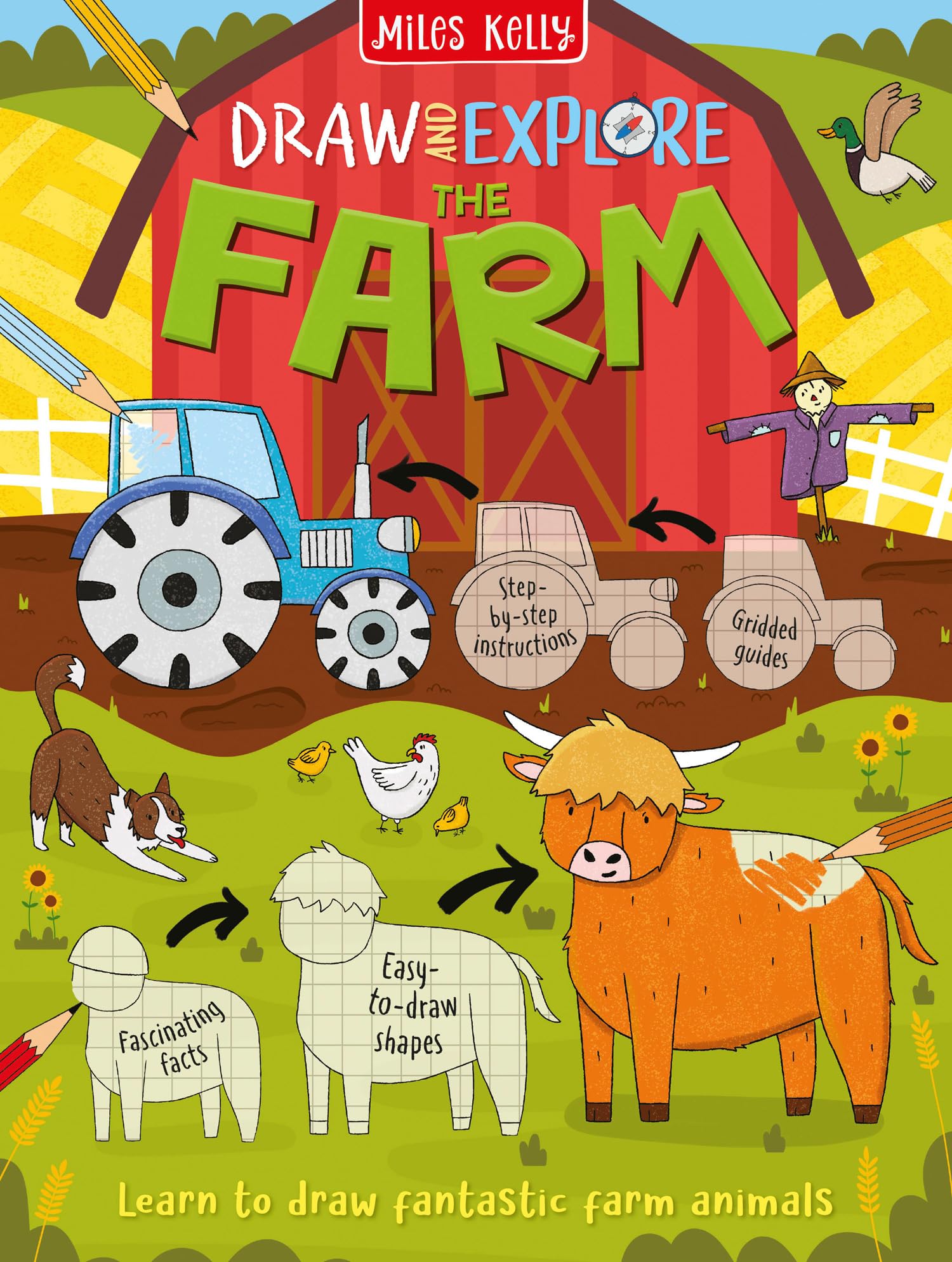 On the Farm: Budding artists aged 5 and above can learn to draw a variety of iconic farmyard favourites with this colourful, step-by-step guide. (Draw & Explore)