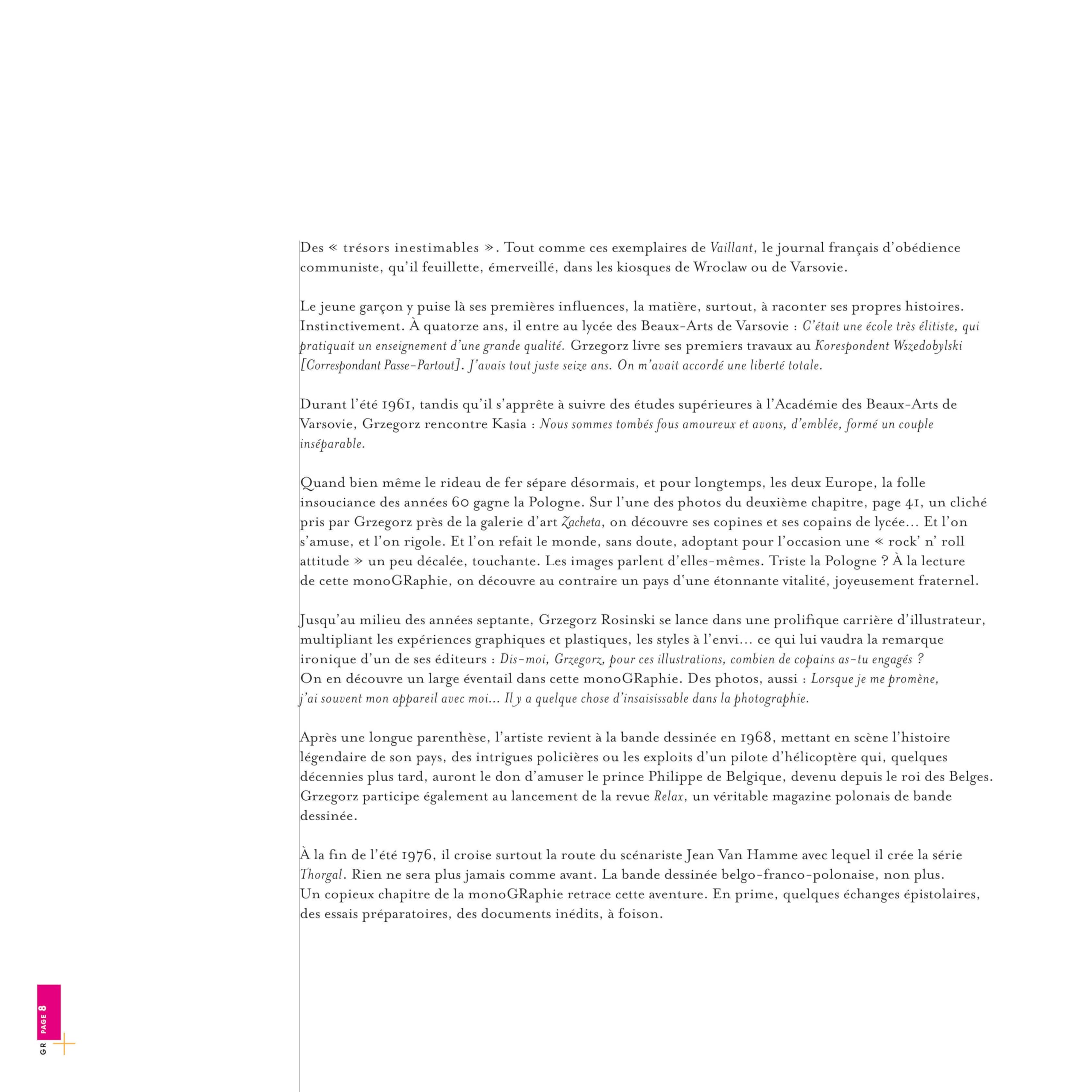 Monographie Rosinski - Monographie Rosinski