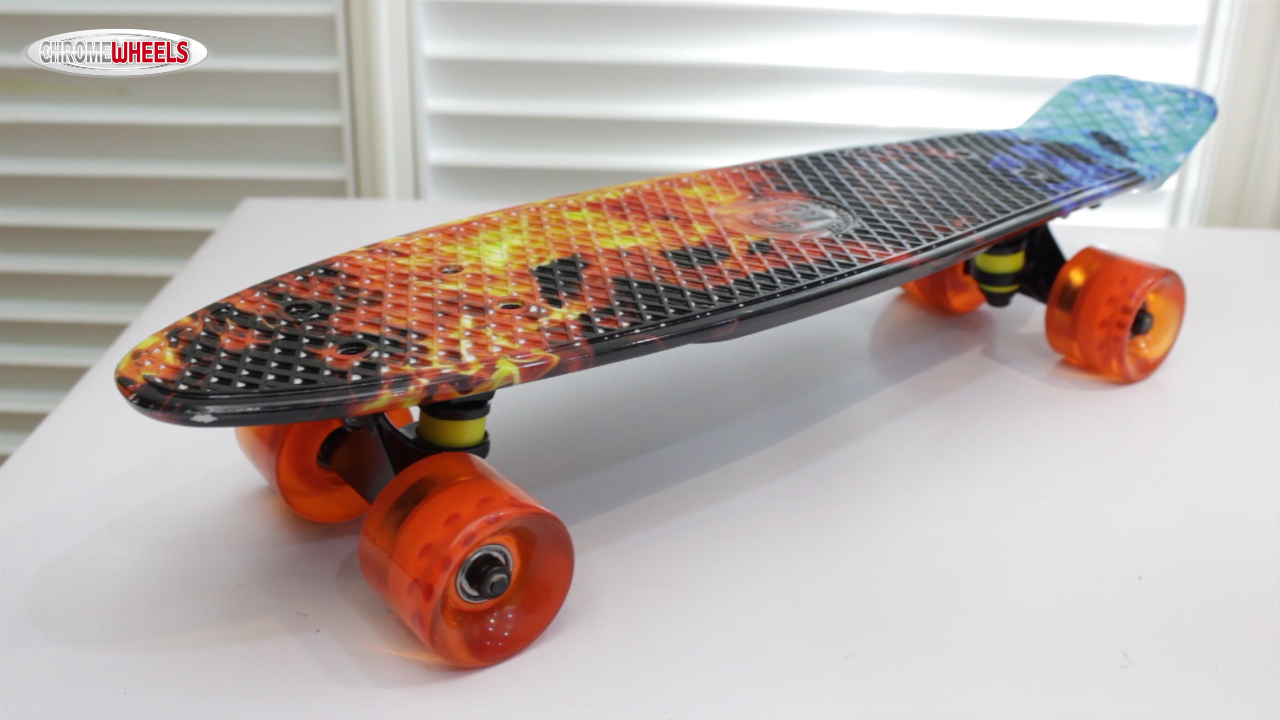 Amazon.com : ChromeWheels Skateboards 22 inch Complete Skateboard