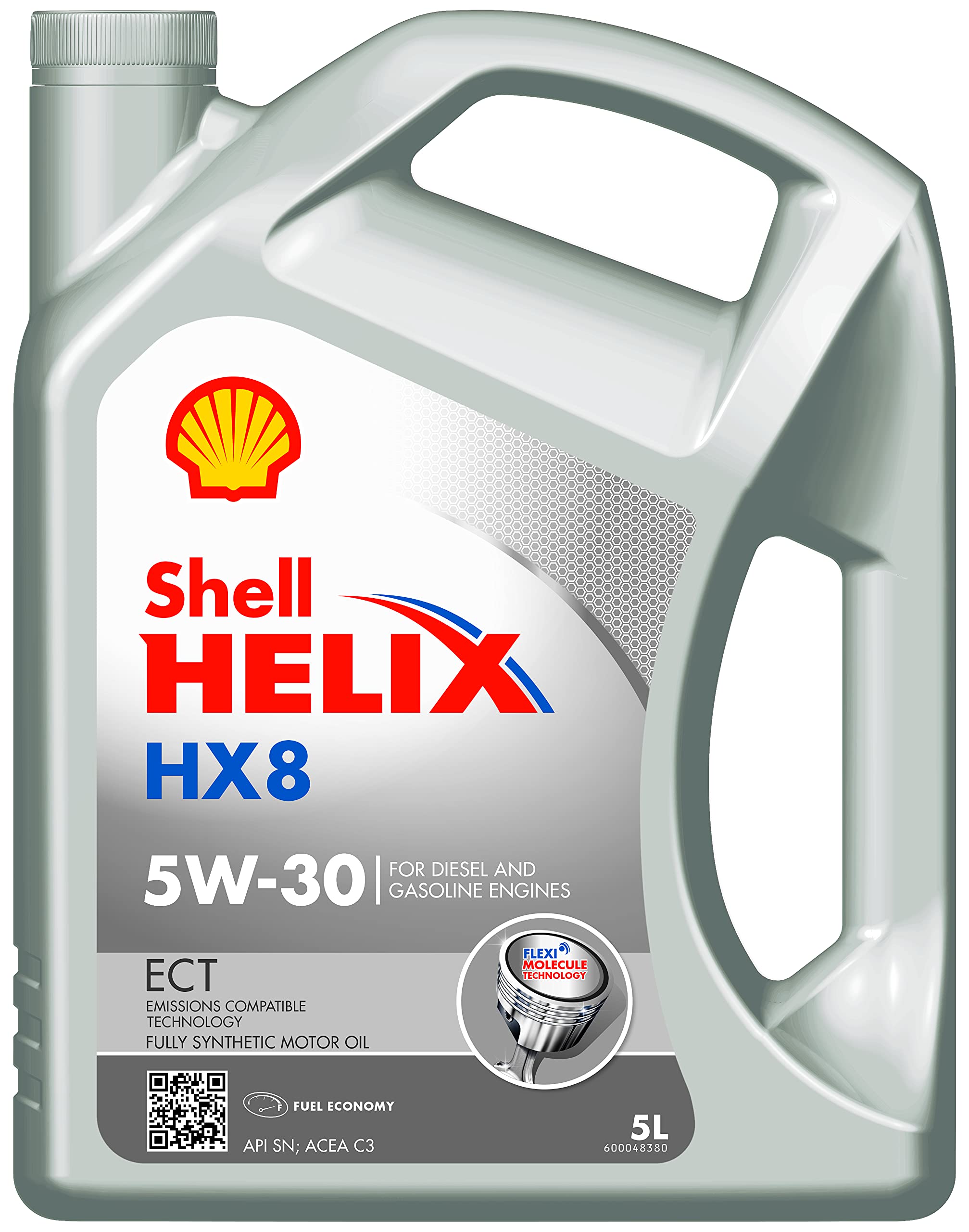SHELL Motoröl 5W-30 Helix Vollsynthetiköl Motor Öl ACEA C3 API SN HX8 ECT 5L