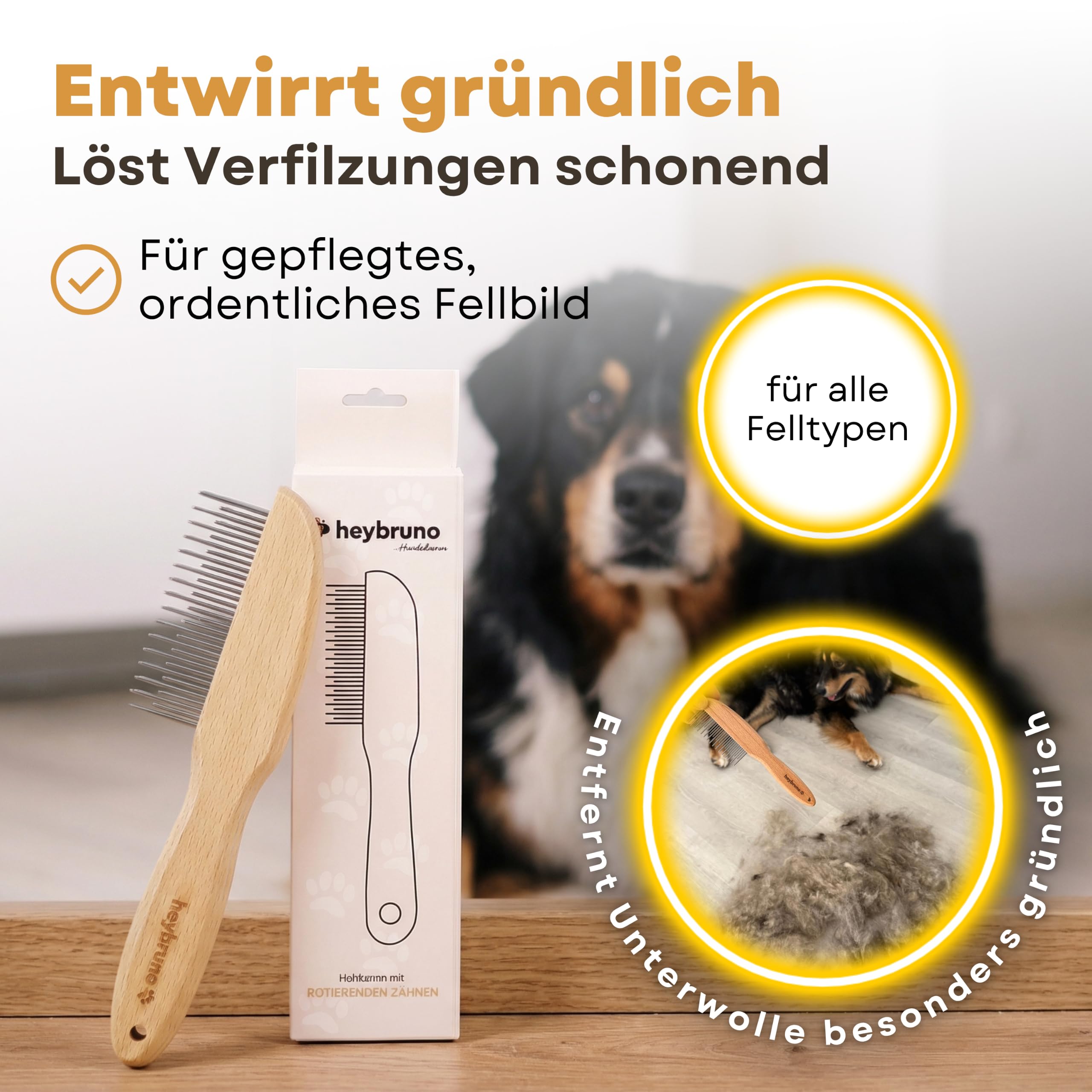 XXL Bundle Pfotenpflege und Fellpflege Set für Hunde - Pfotenreiniger 150ml mit Bürste - Pfotenbalsam und Nasenbalsam - Trockenshampoo Schaum - Hundeshampoo 200ml - Hundekamm für Langhaar