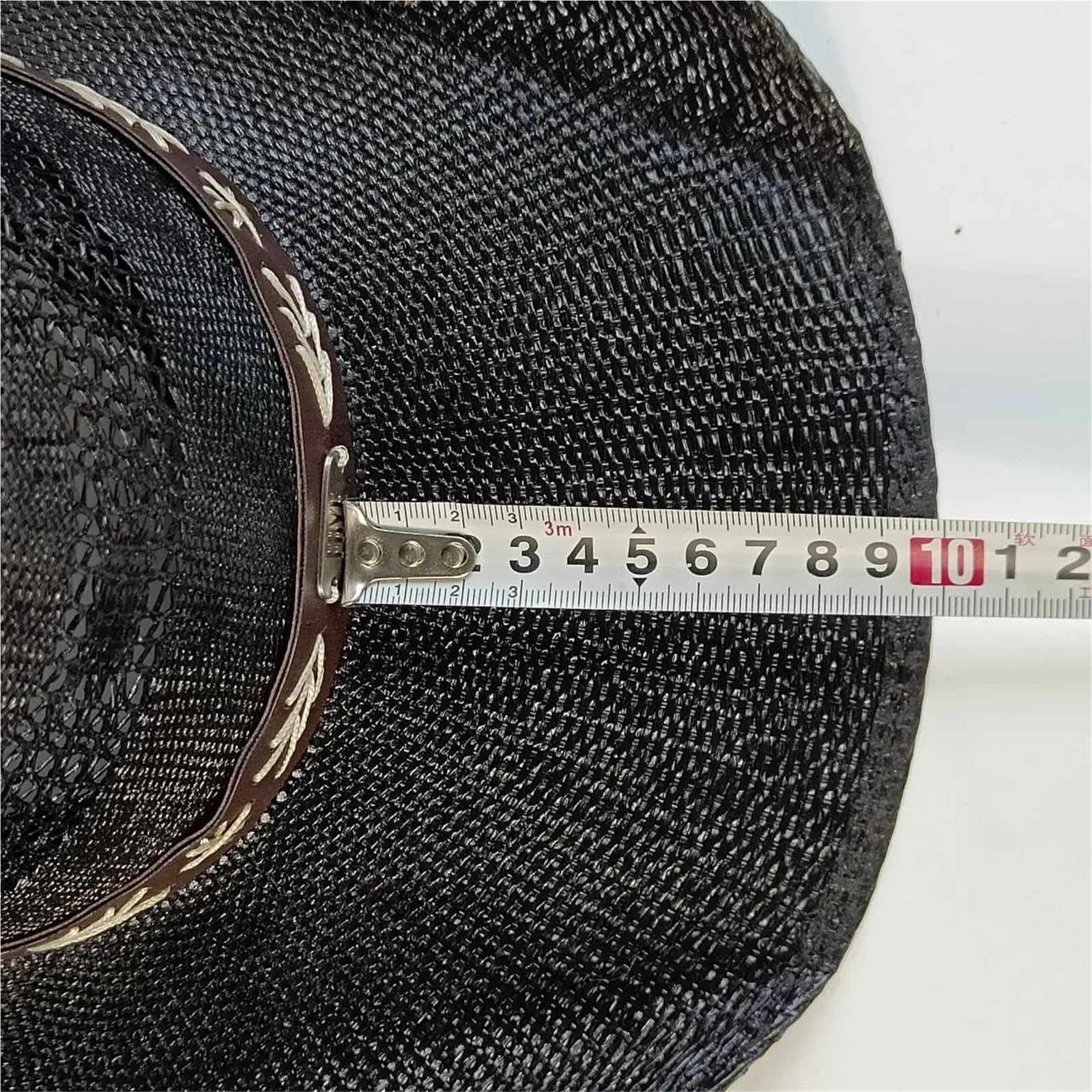 cappello paglia cowboy Cappello di paglia estivo da cowboy fatto a mano | Cappello da sole vintage da donna in tessuto da spiaggia
