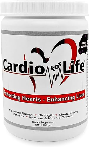 CardioForLife - 16 oz. Polvo con AstraGin - Sabor a Uva