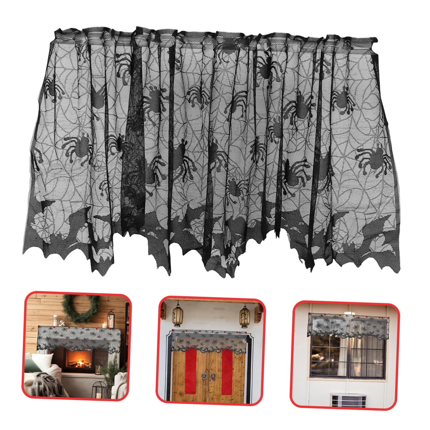 Alipis 7 Pezzi Panno Decorazione Halloween Dacoration Spider Web Halloween Decorazioni Per La Casa Halloween Accessori Per La Cucina Frangia Ragnatela Decorazione Di Halloween