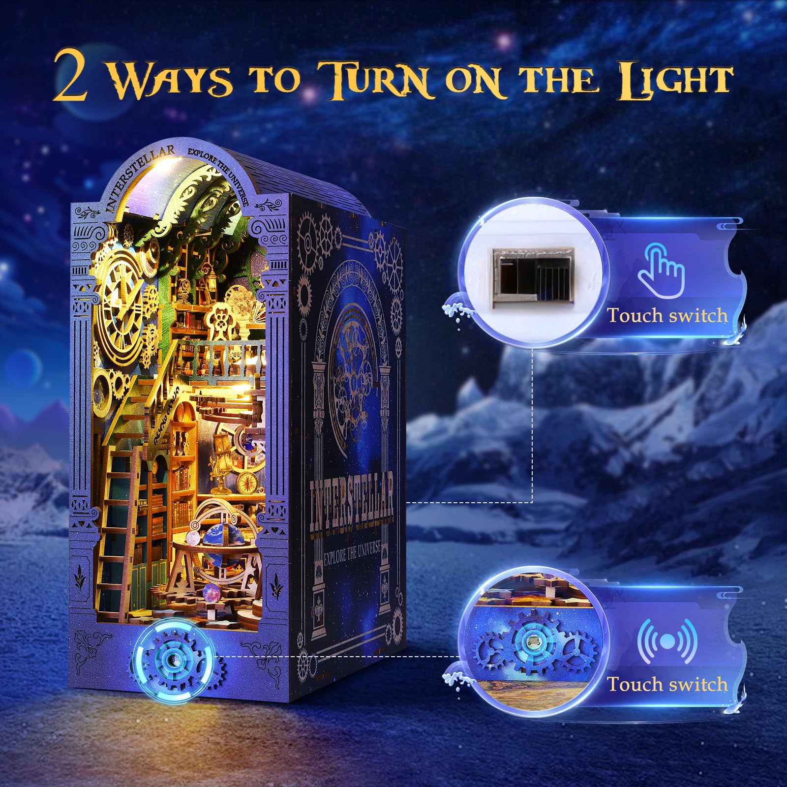 Kit Book Nook Fai Da Te Brolteja - Miniatura Nautica Con Luci LED - Foto 12