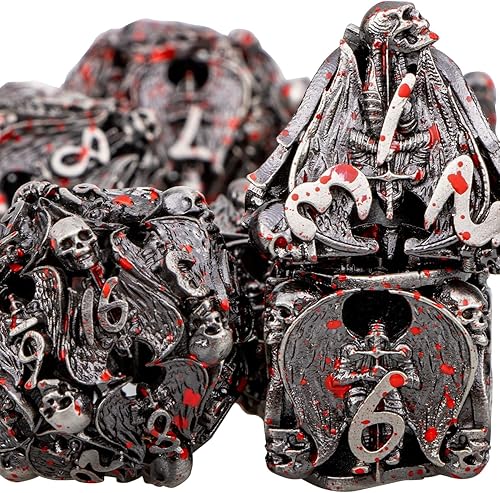 Juego de dados DND huecos, ORIFANTOU D y D, dados de juego de rol para mazmorras y dragones