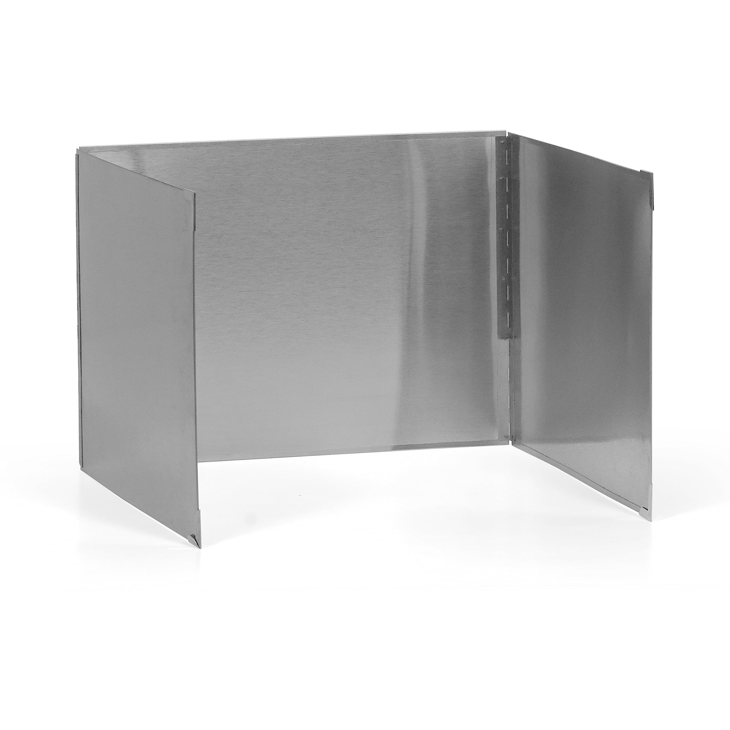 Livzing Stainless Steel Foldable Kitchen Oil Baffle Plate for Stove 3-Panel Splatter Guard -Foil Gas Stove Shield-Heat Insulation and High-Temperature Resistance-Oil Splash Proof-Cooking Tool