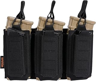 EXCELLENT ELITE SPANKER Tactical Open-Top Single/Double/Triple Molle Mag pouch for Pistol Mag Pouch Tactical Bag Accessories Holder - EXCELLENT ELITE SPANKER