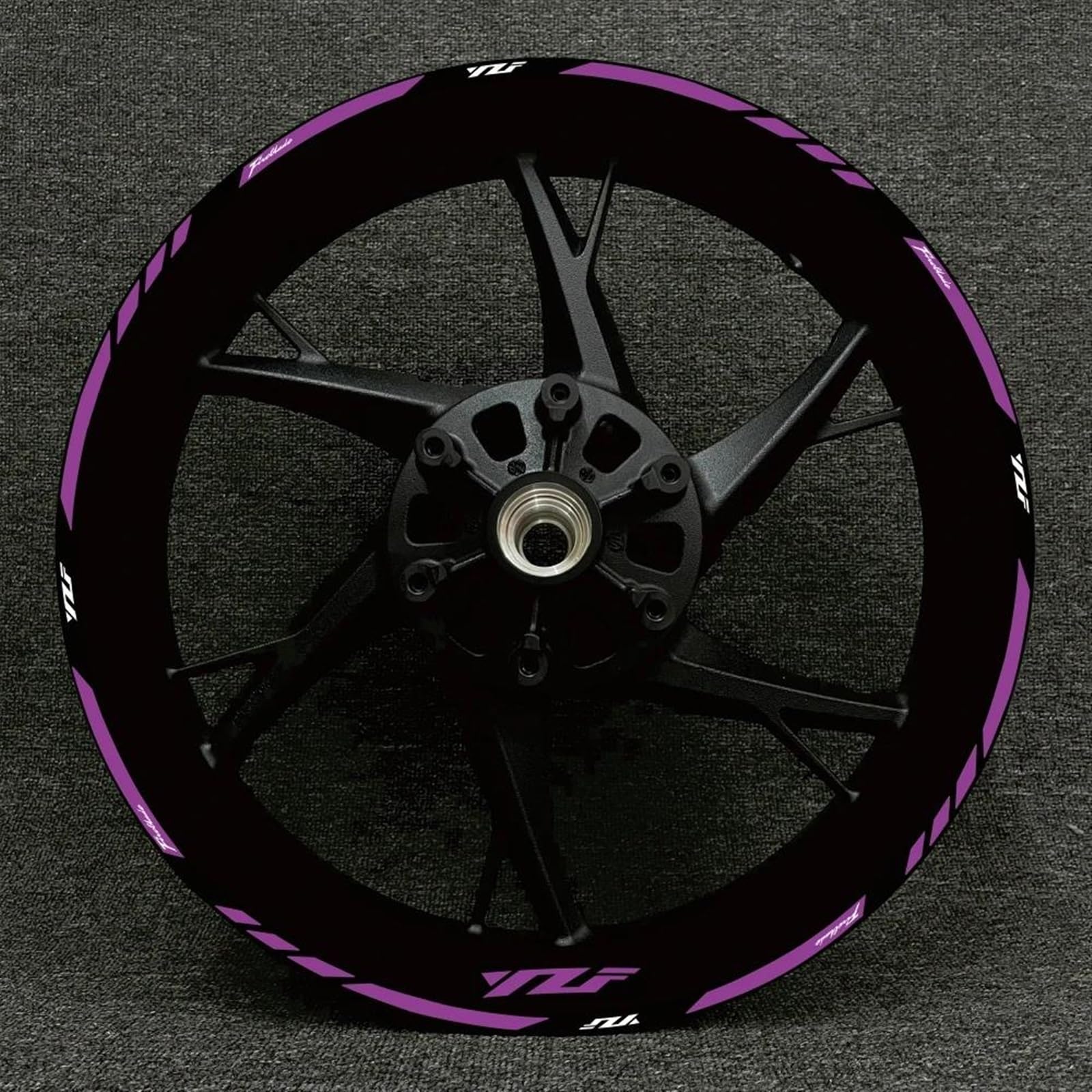Stickers Motorcycle Accessories Wheel Stickers Reflective Rim Motorbike Waterproof Decals for Yamaha MT-09 MT09 MT07 MT10(Style 16)