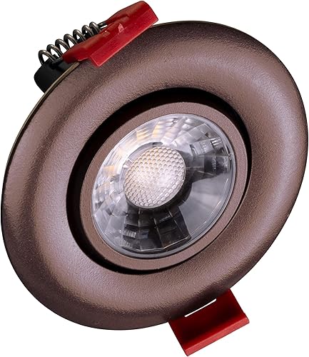 NICOR Lighting DGD311203KRDOB - Focos LED Downlights, bronce aceitado