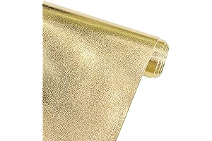 Metallic Gold Faux Leather Fabric for DIY Crafts