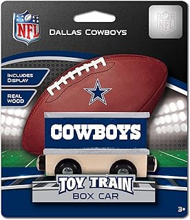 MasterPieces NFL Real Wood Toy Train Boxcar, 6.5" x 5.5" x 2