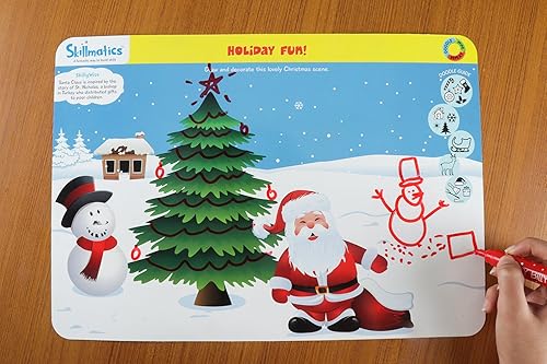 Miniatura 4 de Juego educativo de Skillmatics Math Master (maestro de las matemáticas). Con fichas reutilizables de actividades y 2 marcadores de borrado en seco.