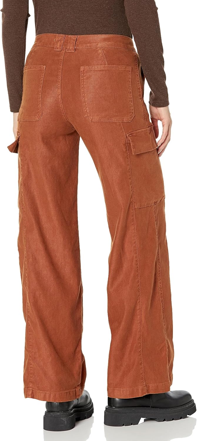 Hudson Womens Mid-Rise Utility Wide Leg Cargo - Image 2