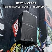 Vista 3 de Mackie SRM V-Class Serie, Altavoz de Alto Rendimiento de 12 pulgadas y 2000W, Amplificado - Negro (SRM212 V-Class)