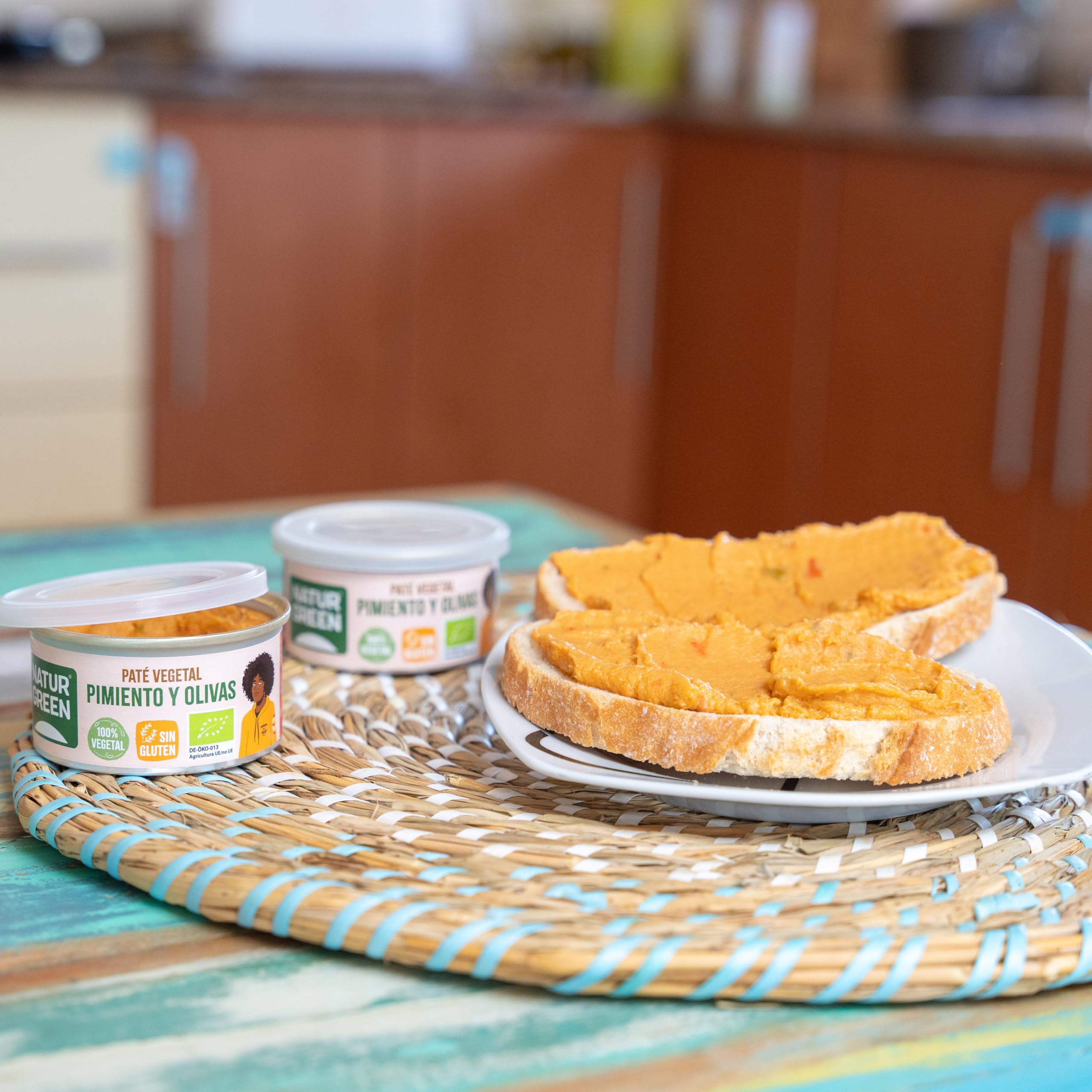 NaturGreen Pate Pimiento y Olivas 125 g