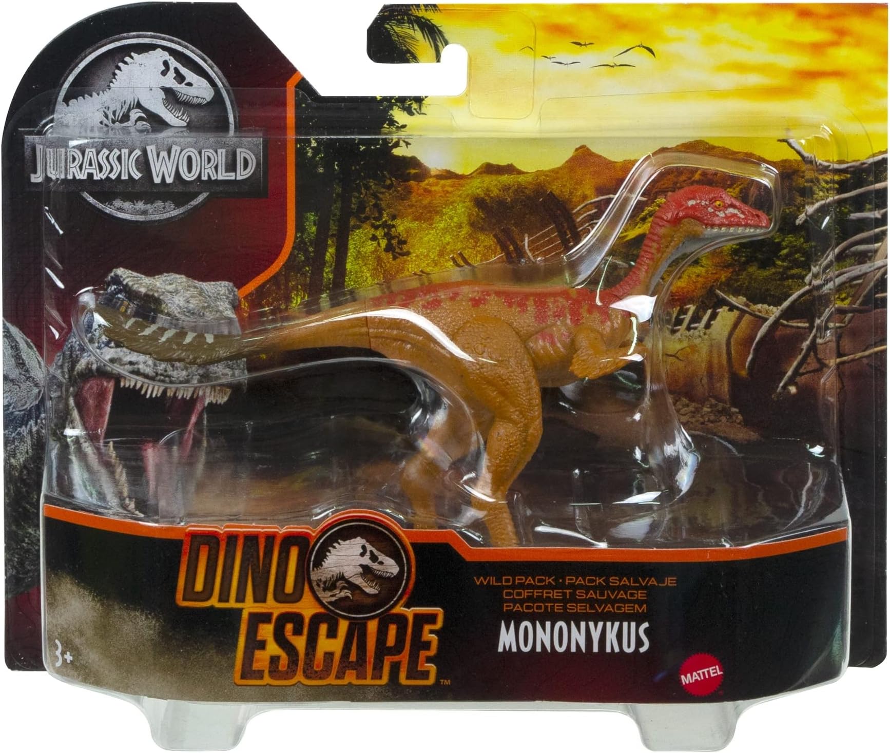 Jurasic World Mod Sdos. Wild Dinosaur Articulated Figure with Sound